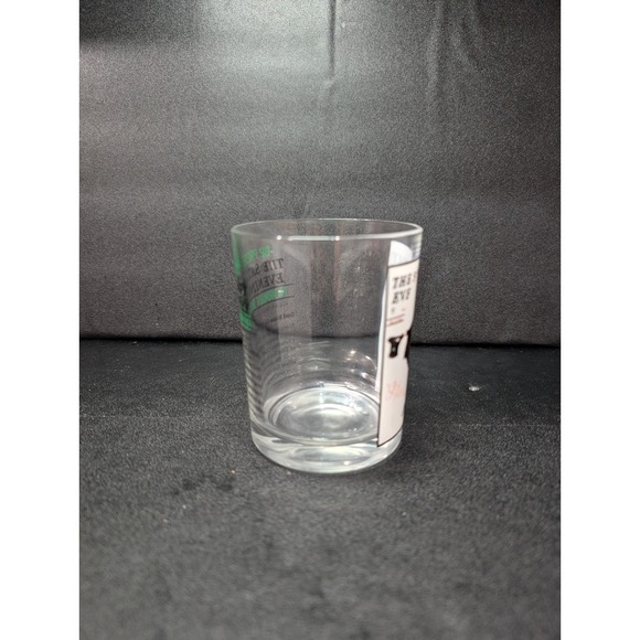 Saturday Evening Post Glass, Norman Rockwell Highball Glass, Retro Barware, 4.25 - Picture 4 of 9